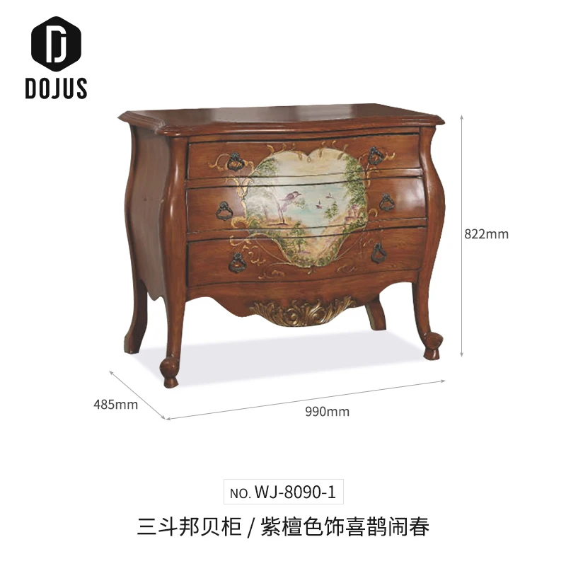 Style C Потертый шик muebles de sala cajonera woonkamer cassettiera американский кантри шкаф для хранения деревянная мебель жилая органайзер для комнаты - Цвет: Style C