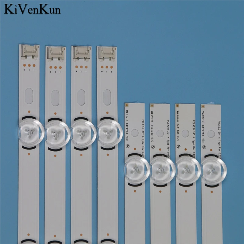 Светодиодный фонарь с подсветкой для LG 39LA6208 39LA620S 39LA620V 39LA6218-ZA, телевизионный светильник, комплект, светодиодный ремешок POLA2.0 3" A B type