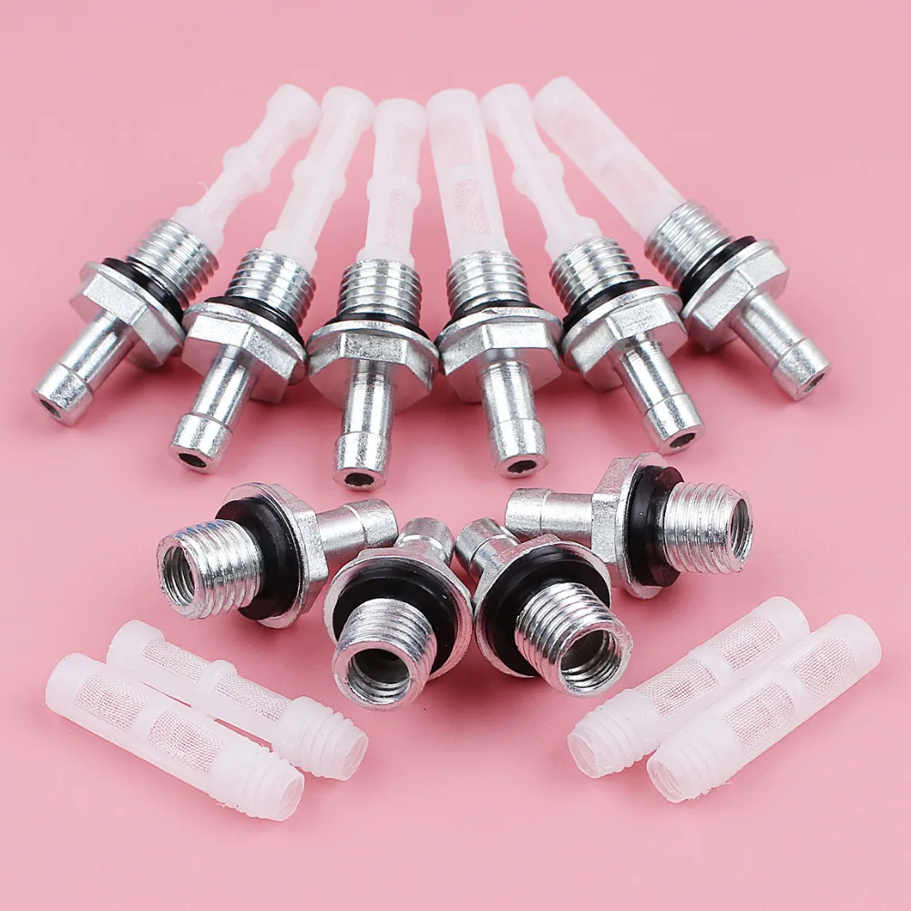 10pcslot fuel tank filter joint for honda gx120 gx140 gx160 gx240 gx270 gx340 gx390 engine motor part free global shipping