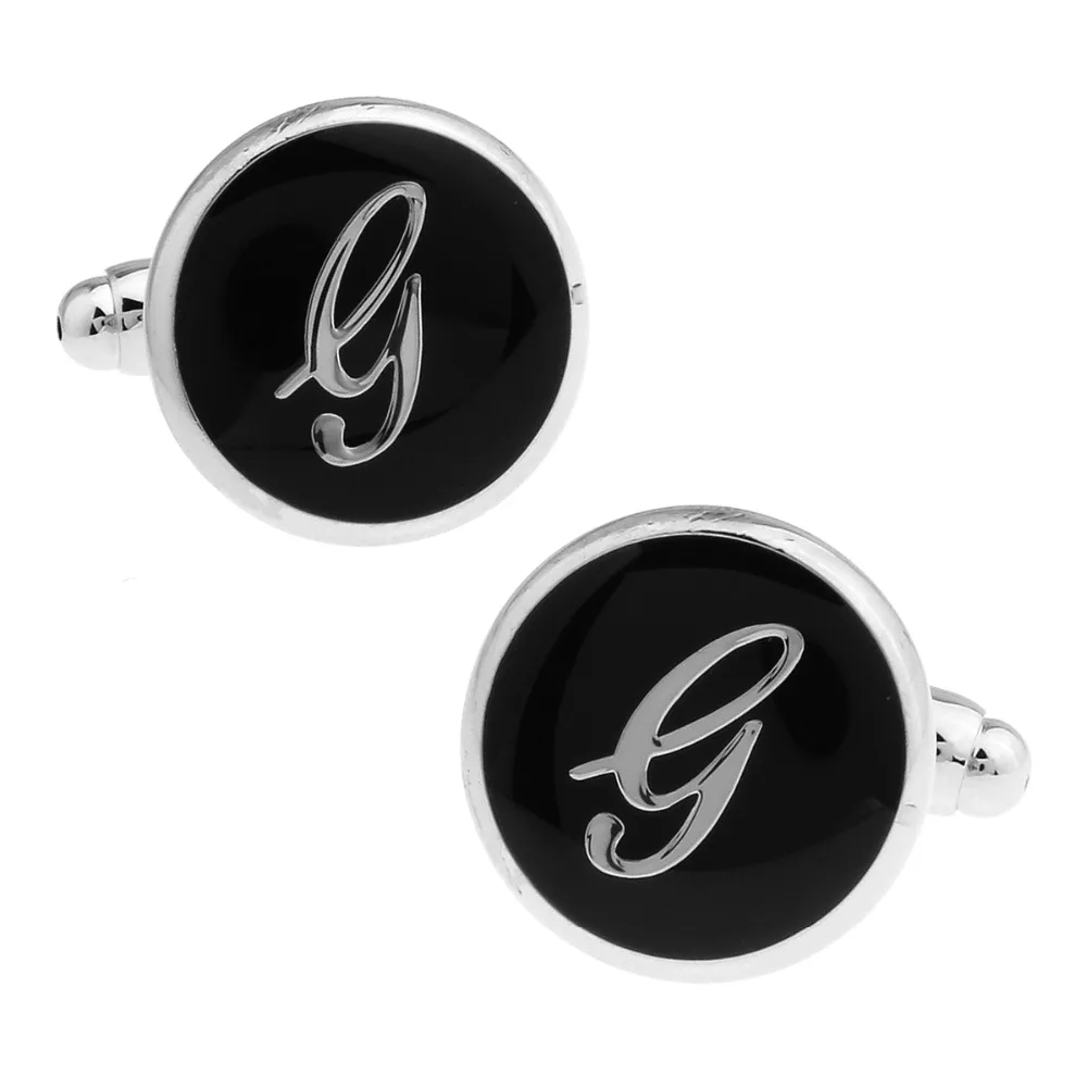 Мужские Запонки под заказ свадебные запонки Подарочные с буквами для рубашки