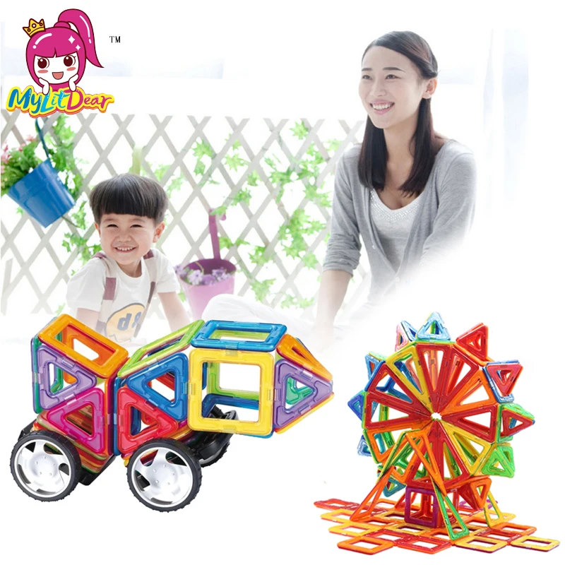 64 шт. Детский конструктор из магнитных блоков | Игрушки и хобби