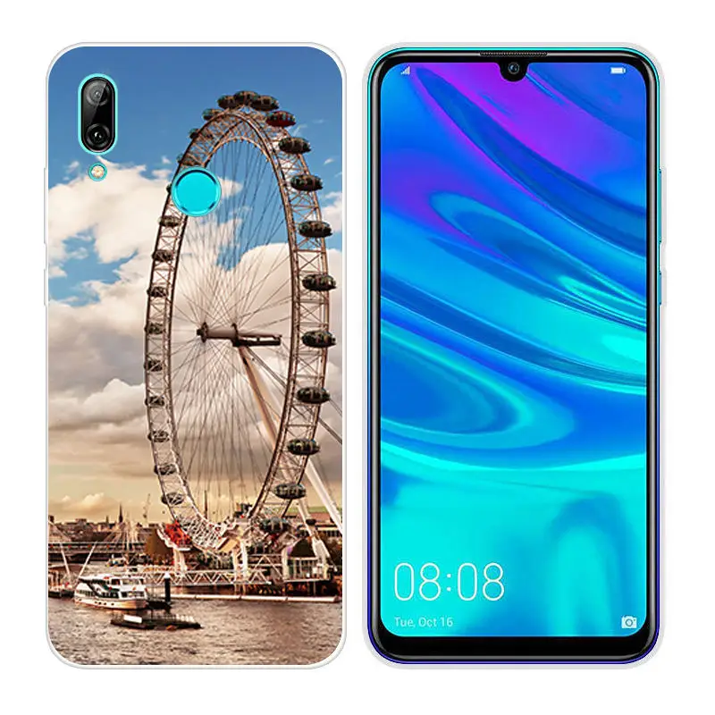 16 Силиконовые чехлы Arvin для huawei P Smart, мягкий прозрачный ТПУ чехол для телефона P Smart, 6,21 дюймов, чехол с рисунком, сумка - Цвет: 16