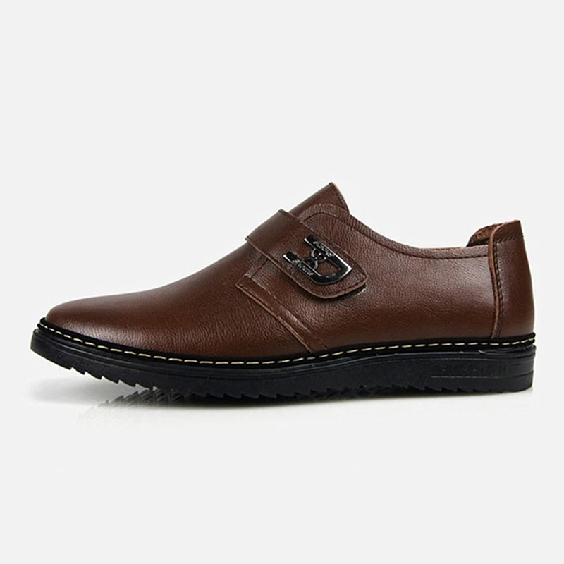DONGNANFENG Men's Male Casual British Business Cow Genuine Leather Shoes Moccasins Flats Spring Autumn Soft Size 38-44 LC-2106 | Обувь