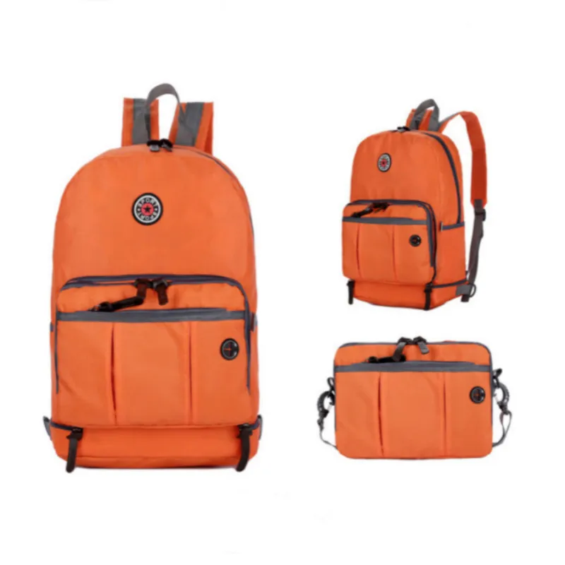 

Foldable Backpack With Headphone Plug Travel Outdoor Bags Large Capacity Men Women Nylon Foldable Travel Backpack Bags