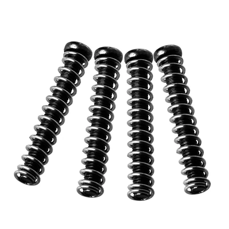 

1Set Humbucker Pickup Screws Springs Kit Ring Surround Mounting Guitar Parts Black