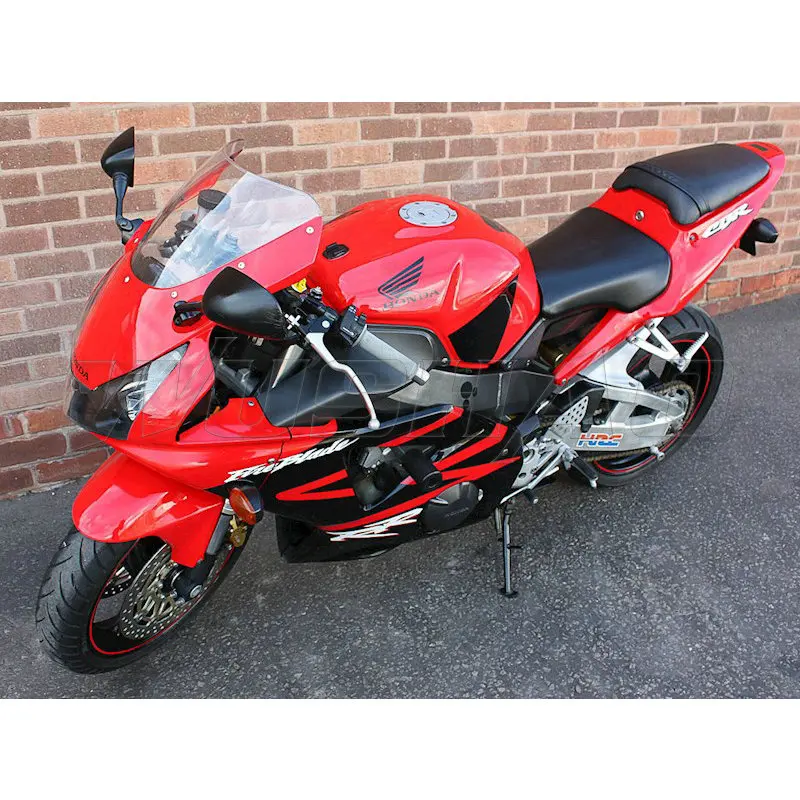 Мотоцикл двойной пузырь лобовое стекло ветер экран для 2002 2003 Honda CBR900RR CBR954RR CBR 900 954 RR 02 03 Fireblade Черный