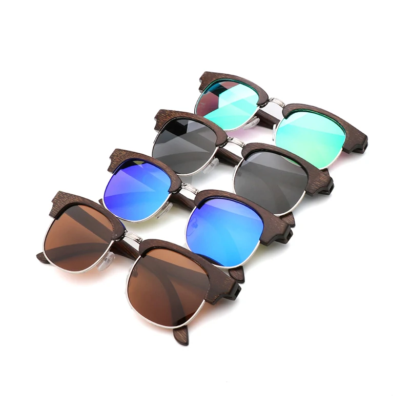 

New Fashion Trend Sunglasses Environmental Protection Bamboo and Wood Glasses TAC Lens UV400 Men Chaozhou Driving Polarized Sung