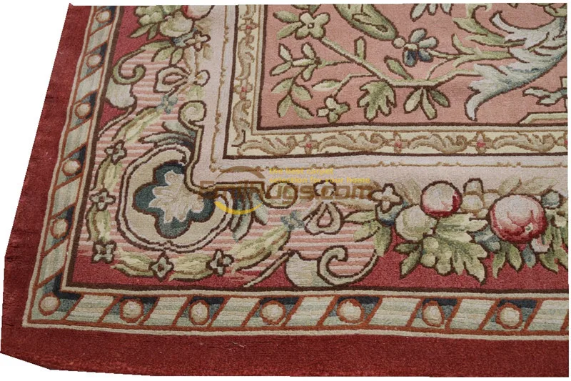 Goedkoop Vintage Hand Made Wollen Tapijt Antieke Franse Savonnerie Rug Voor Tapijten Woonkamer Vintage Modernisme