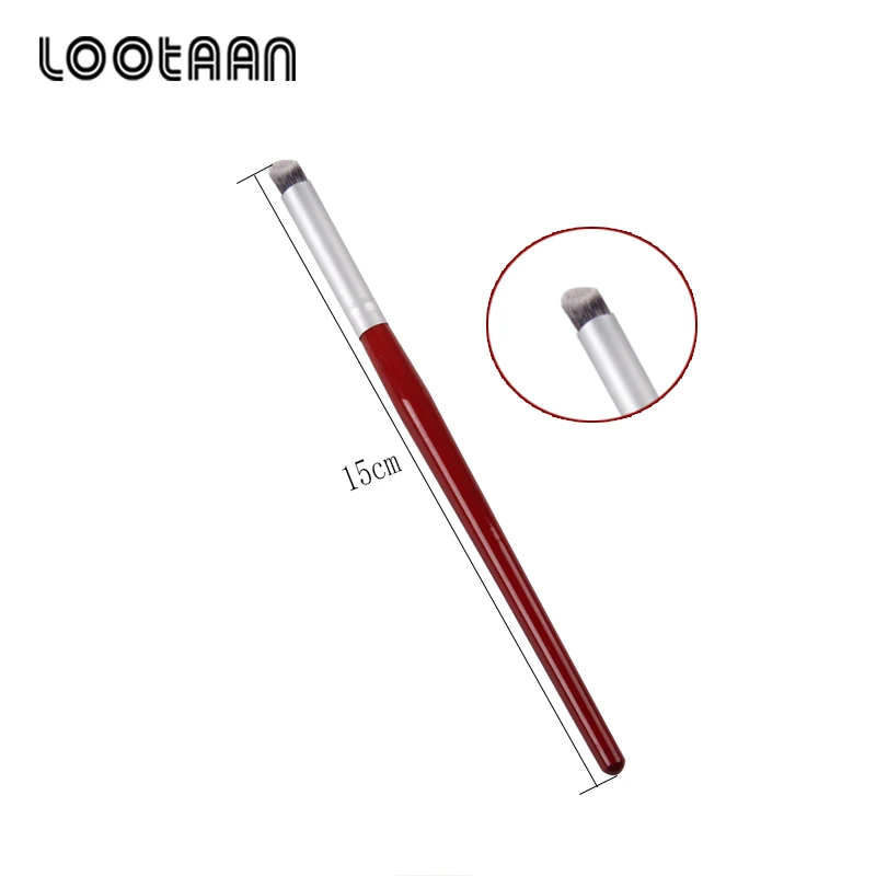 Инструменты для ногтей Lootaan красная ручка маникюра градиентная косая