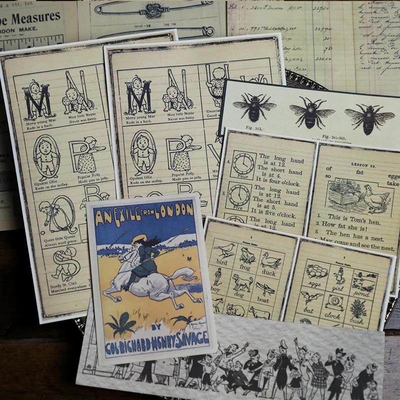 YPP ремесло Винтажная Коллекция бумажные наклейки для скрапбукинга DIY