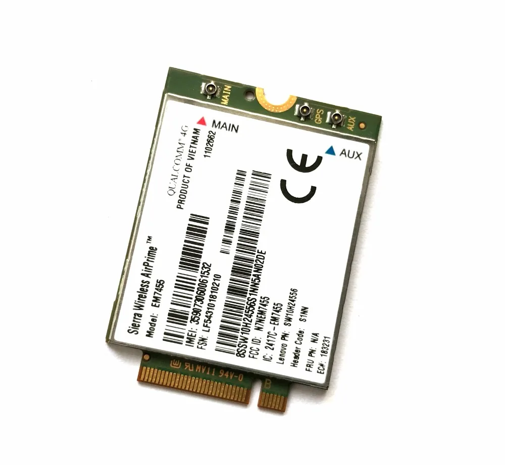 EM7455 FDD/TDD LTE Cat6 4G модуль карта для ноутбука ThinkPad P50 P50S P40 Yoga L460 T460 T460P T460S|lte fdd|card cardcard
