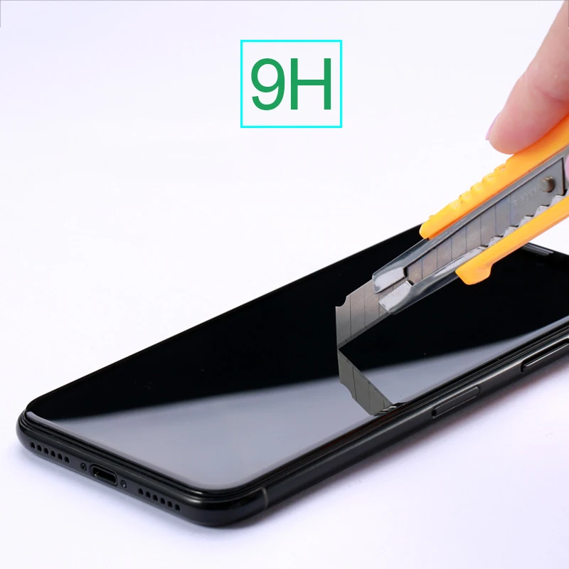 2 шт./лот для Iphone 6 6S Plus защита экрана 9H 0 3 мм 5D Edge полное покрытие закаленное стекло