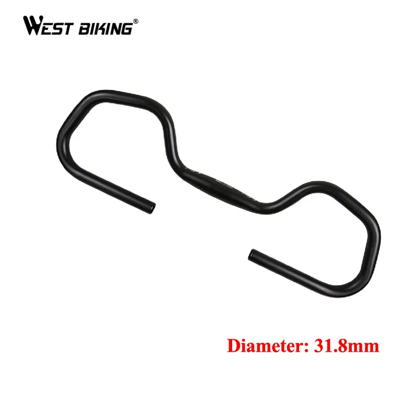 WEST BIKING Bike Cycle 31 8*590 мм руль в форме бабочки для велосипеда 25 4 рукоятка Guiador Bicicleta