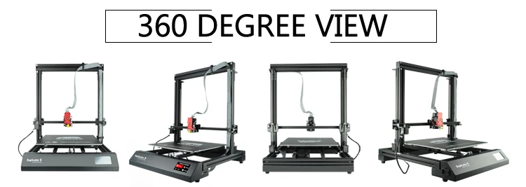 Новейший WANHAO Дубликатор 9/400 Mark2 3d принтер с автоматическим выравниванием печать и большой размер печати