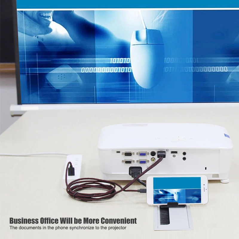Конвертер USB в HDMI для Apple Lightning кабель MirrorCast iPhone X 8 7 6S 5 iPad Pro Air TV цифровой av