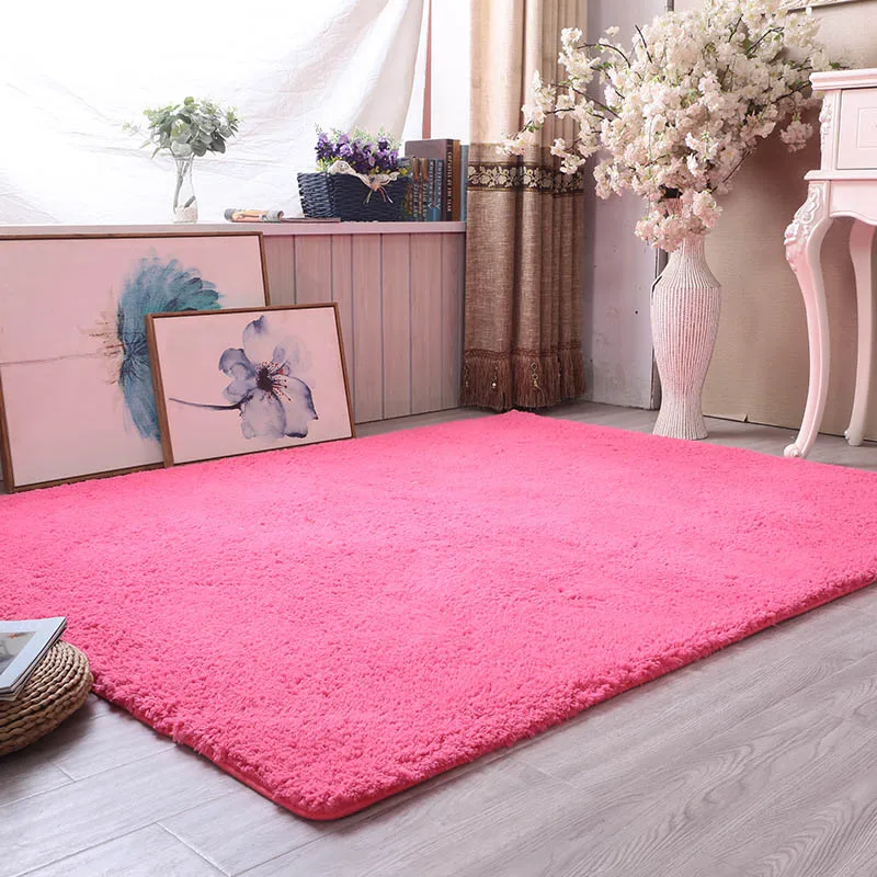 YR5 Washable Children Crawling Pad Home Living Room Bedroom Decorative Carpet Simple Solid Color Mat Baby Play Mat Children's Rug - Цвет: YR5