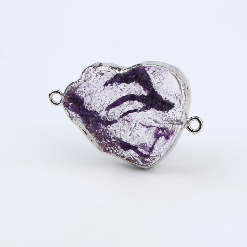 Серьги в форме сердца 1 шт. серьги подвески из смолы искусственный Агат ожерелье