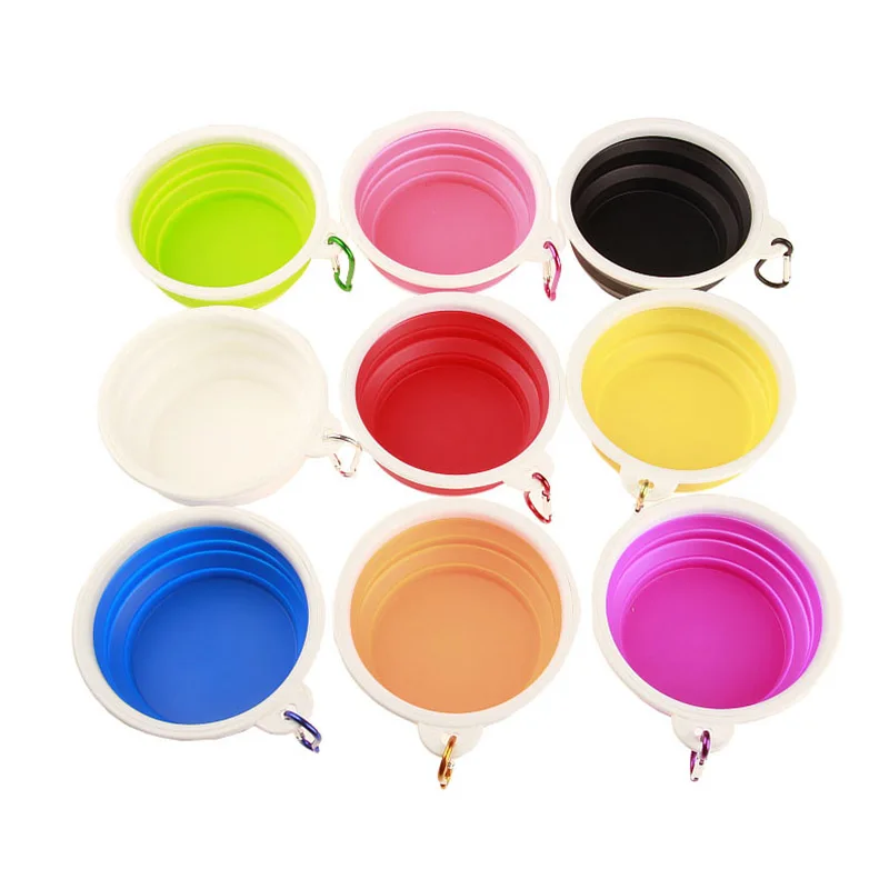 450ML/1000ML Folding TPR Dog Bowl Outfit Portable Travel For Feeder Utensils Small Medium Bowls Pet Accessories | Дом и сад
