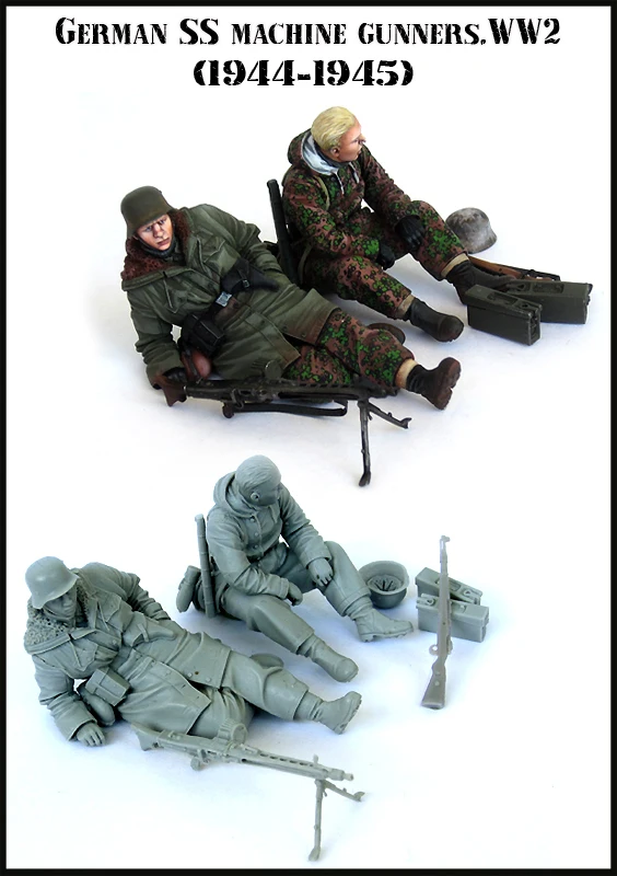 1/35 модельная фигурка из смолы набор для второй мировой войны немецкая машина SS