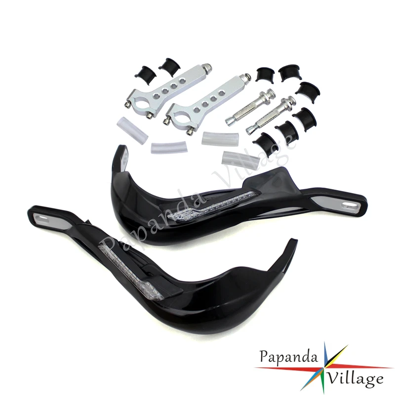 

Papanda Black Handguards Protector Hand Guard Clamp Mounting Motocross Universal for 22mm 25mm 28mm Handlebars