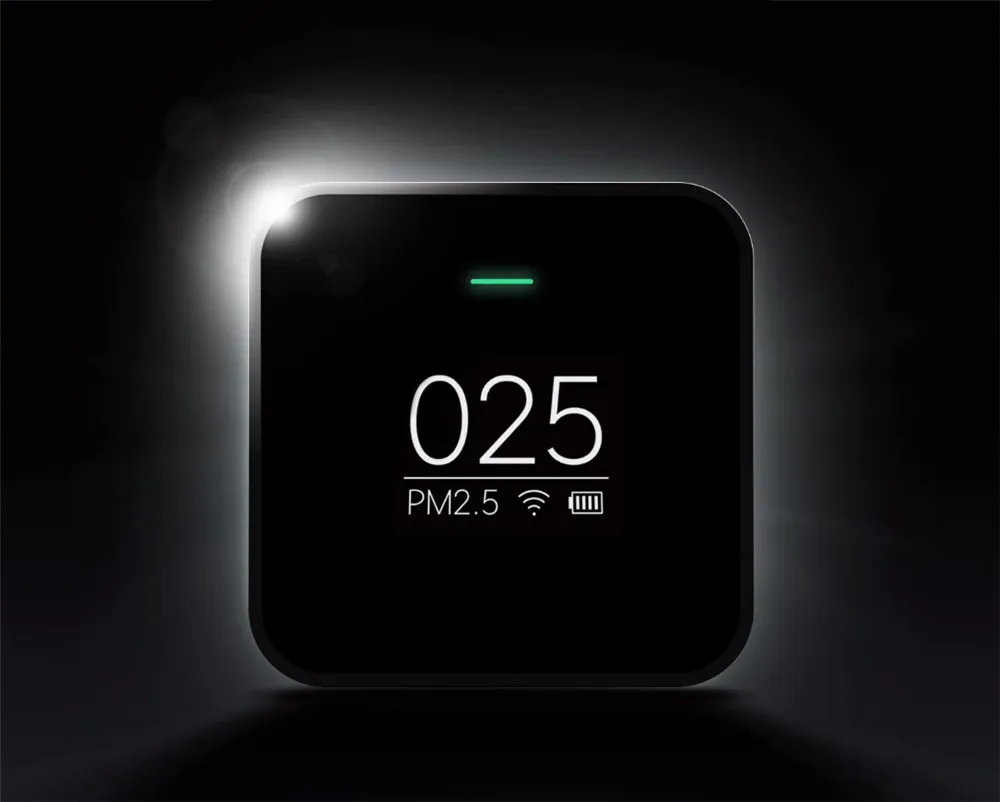 Xiaomi mi jia PM2.5 детектор легко читаемый OLED экран PM 2,5 портативный монитор качества воздуха рабочий mi очиститель воздуха для дома офиса отеля