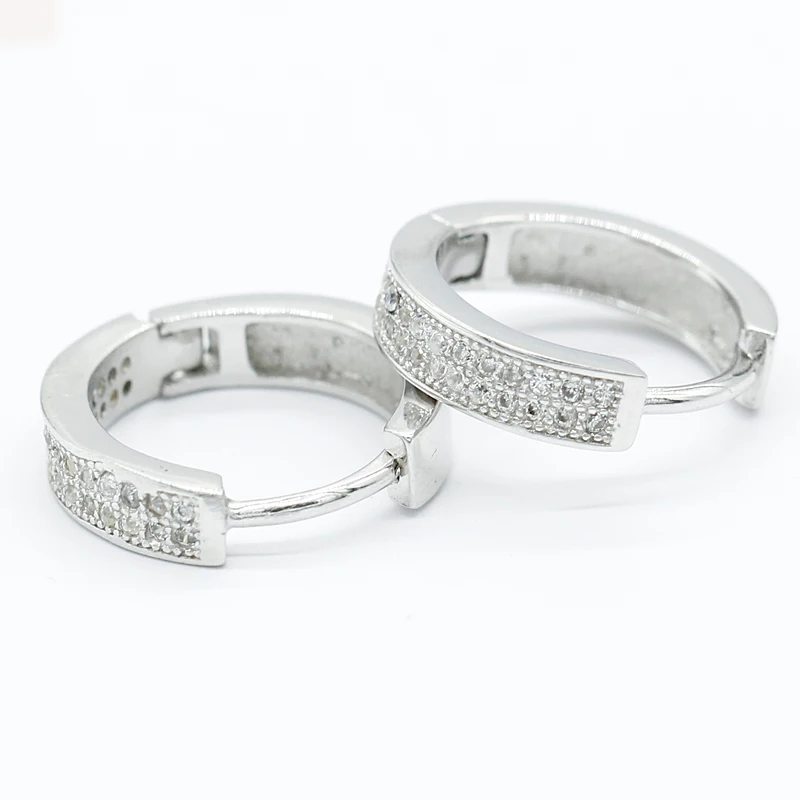 Женские круглые серьги кольца ювелирные изделия из стерлингового серебра 925