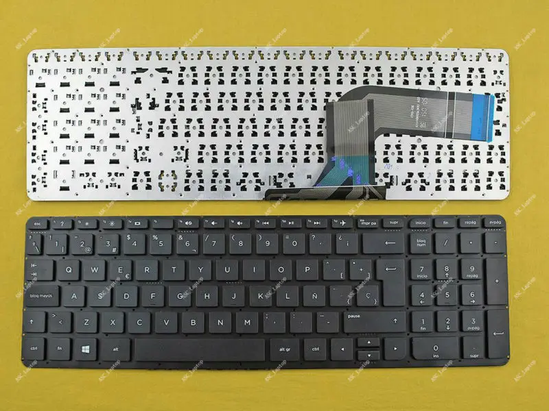 Новая клавиатура SP с испанской раскладкой Teclado для ноутбука HP Pavilion 15t-p100 15t-p100 15z-p100 15t-p200 7t-f000 17z-f000, черная, без рамки Новая клавиатура SP с испанской раскладкой Teclado для ноутбука HP Pavilion 15t-p100 15t-p100 15z-p100 15t-p200 7t-f000 17z-f000, черная, без рамки