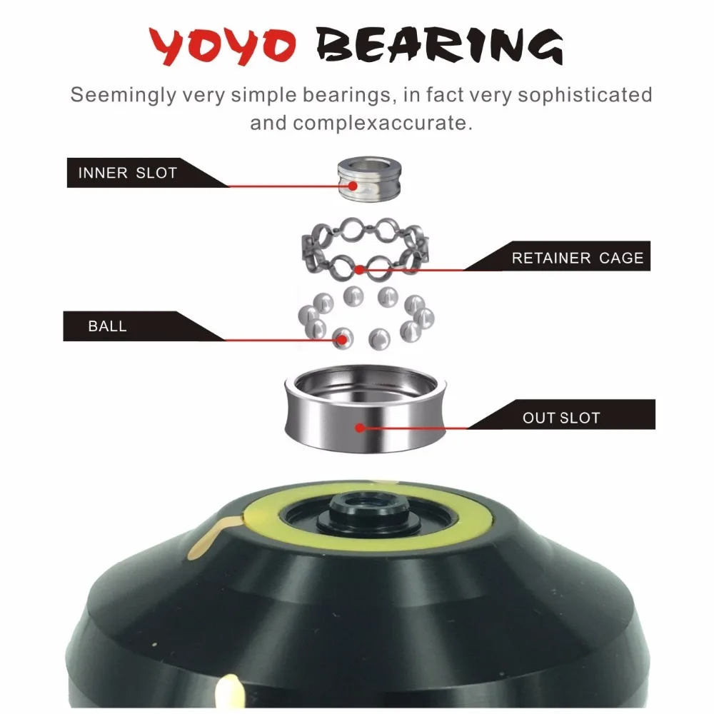 Йо йо Профессиональный N12 металлического сплава Алюминий высокое качество