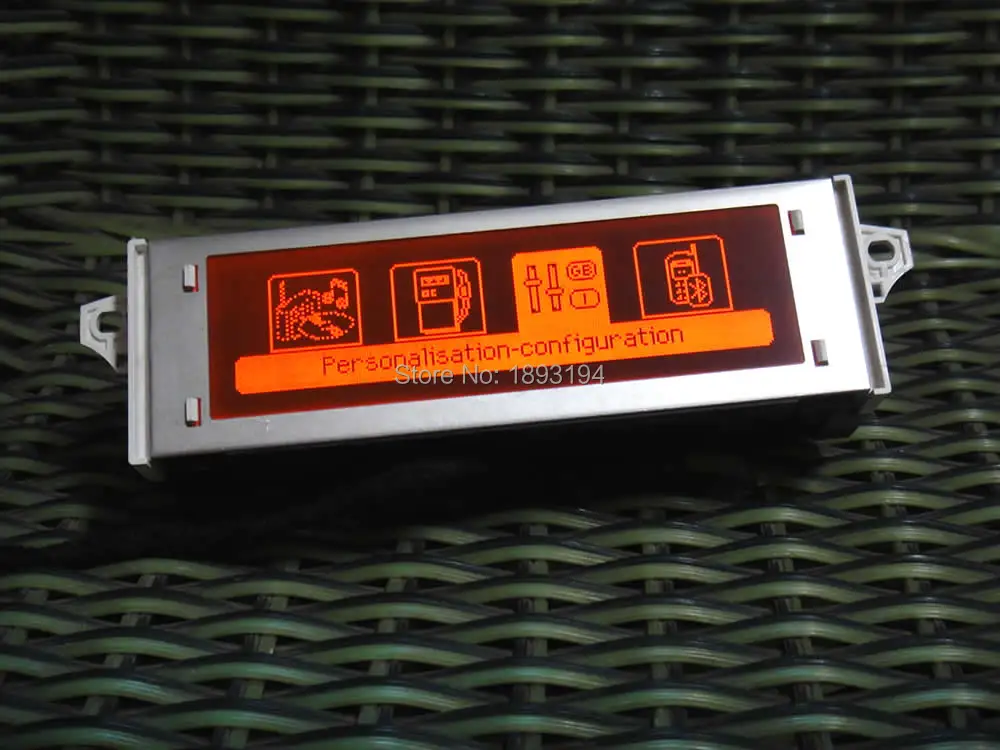 Оригинальный Автомобильный экран Поддержка USB и Bluetooth Дисплей красный монитор 12