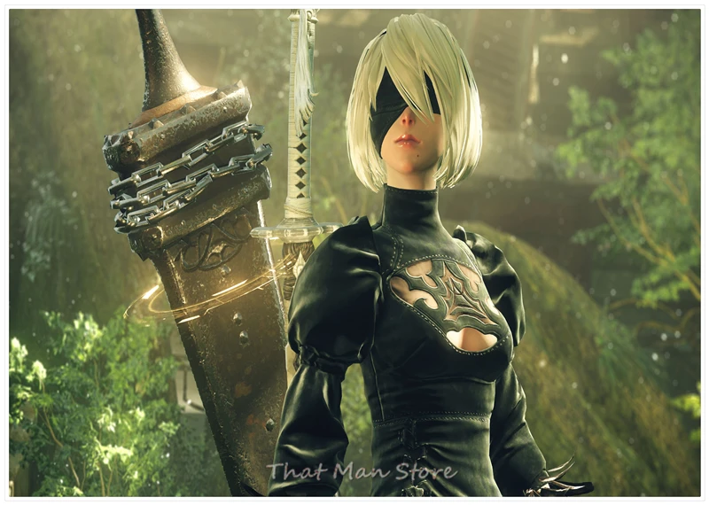 NieRAutomata плакат ясное изображение наклейки на стену украшение дома хорошее