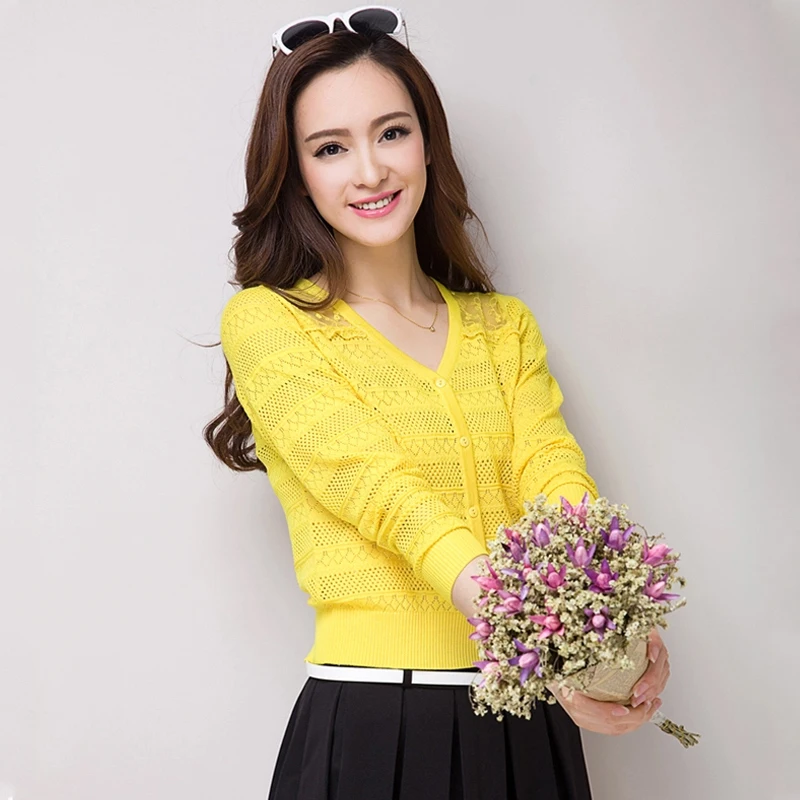 Ультратонкая летняя Солнцезащитная рубашка женский кардиган свитер накидка