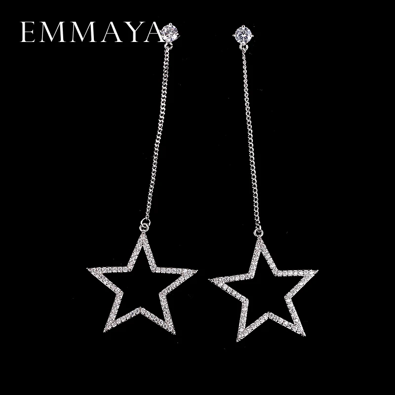 Женские серьги капельки EMMAYA Элегантные классические украшения со стразами|earrings