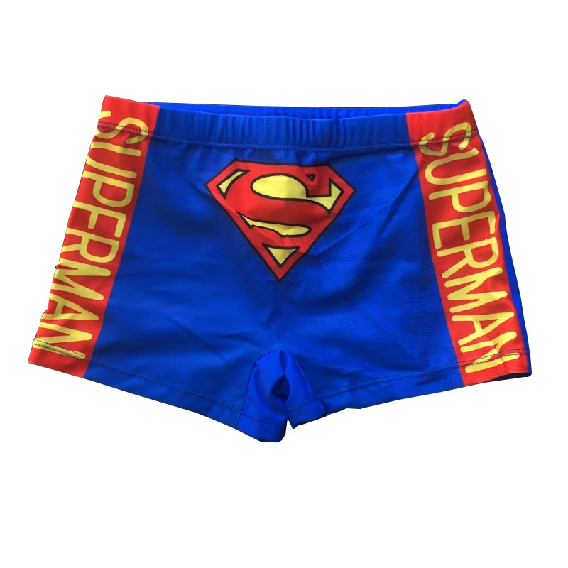Superman 2 Плавки для мальчика «Железный человек и Капитан Америка», детская одежда для плавания, Шорты для плавания, летние пляжные плавки, детский купальный костюм для мальчиков, плавки - Цвет: Superman 2