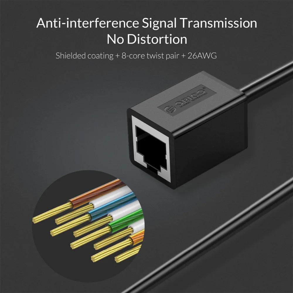 ORICO Ethernet кабель RJ45 Cat6 Lan CAT6 RJ 45 сетевой 1 м/2 м для маршрутизатора ноутбука 1000 Мбит/с