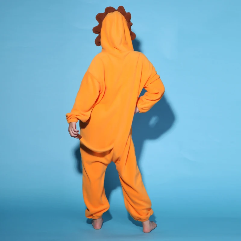 2017 для женщин и мужчин Унисекс пижама с принтом Лев пара Пижама красивые костюмы