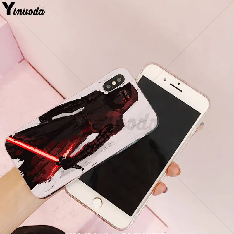 Yinuoda Star Wars Coffee Stormtrooper Darth Vader DIY Protector Case for Apple iPhone 8 7 6 6S Plus X XS MAX 5 5S SE XR Cover | Мобильные