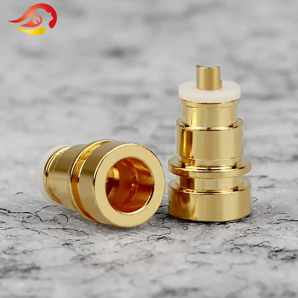 QYFANG A2DC женский провод со штырями для наушников DIY заказной позолоченный