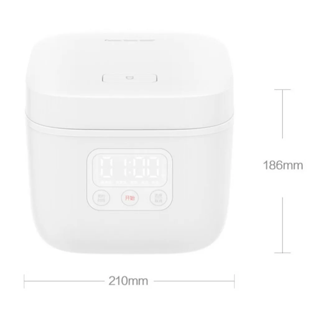 Xiaomi Mijia 1.6L электрическая рисоварка Кухня Мини-плита маленькая рисовая варочная машина интеллектуальное назначение светодиодный дисплей