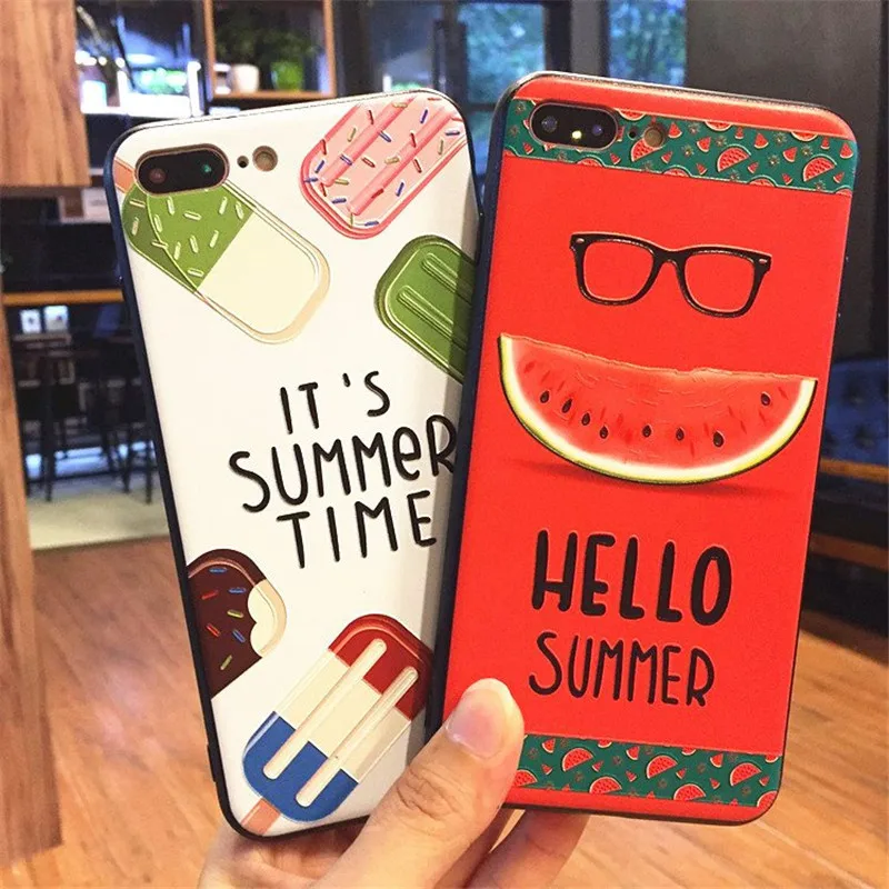 kx Cool animals cat cartoon ice cream coke cover hard silicon case For Samsung Galaxy Note5 N9200 Note 8 N9500 |