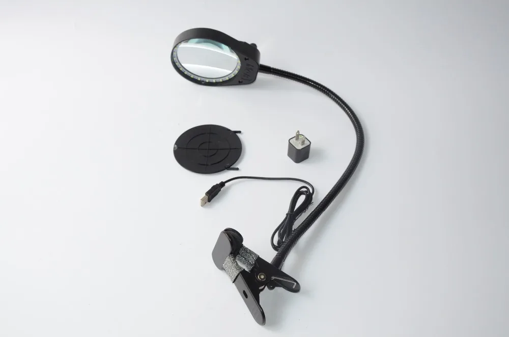 Настольная Лупа с зажимом 5X многофункциональная настольная 100 мм светильник для