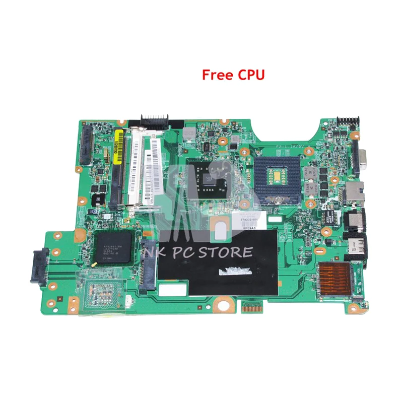 NOKOTION 578232-001 материнская плата для ноутбука HP G60 CQ60 48.4FQ01.011 GL40 DDR2 с бесплатным cpu |