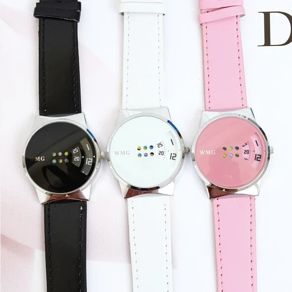 Часы наручные женские кварцевые модные люксовые брендовые простые с кожаным