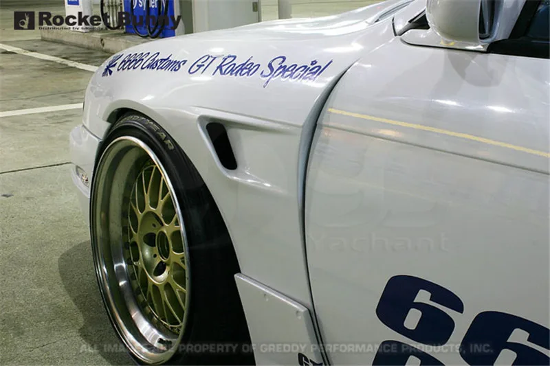 FRP стекловолокно крыло комплект боди 2 шт. подходит для 1995 1996 S14 Zenki S14A Kouki RB V1 Aero