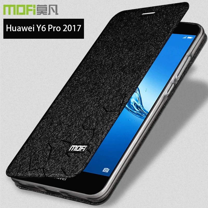 Чехол для Huawei y6 pro 2017 чехол откидной силиконовый с подставкой mofi y6pro Роскошный
