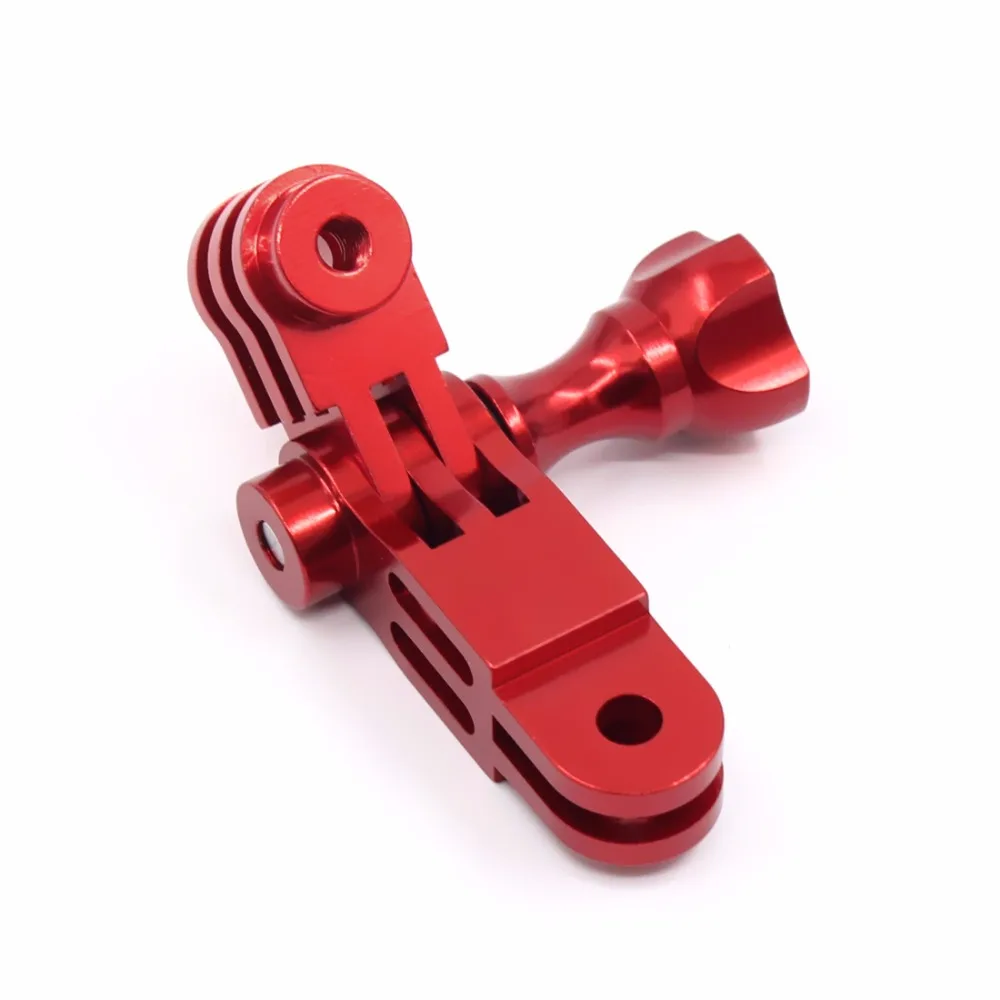 F06688 CNC Алюминиевый Трехходовой поворотный кронштейн адаптер синий для GOPRO Hero 1 2 3 3+ 4 5 Session/Xiaomi Yi/SJ/GitUp Спортивная камера