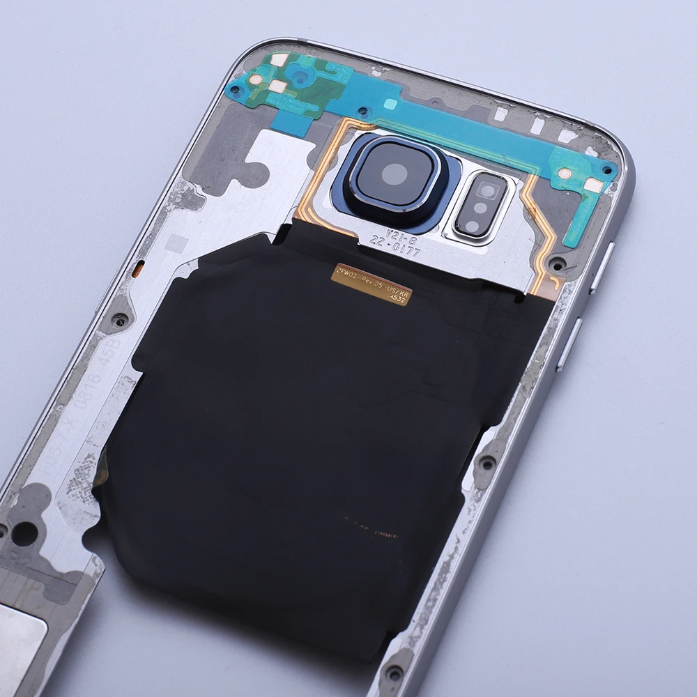 Высококачественная средняя рамка для Samsung Galaxy S6 G920F G920A сменная панель экрана