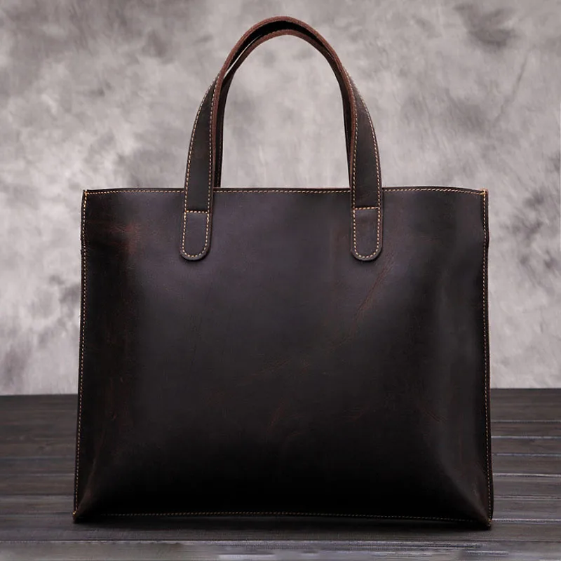 Бренд Для мужчин из натуральной кожи Кроссбоди мешок Винтаж ручной работы