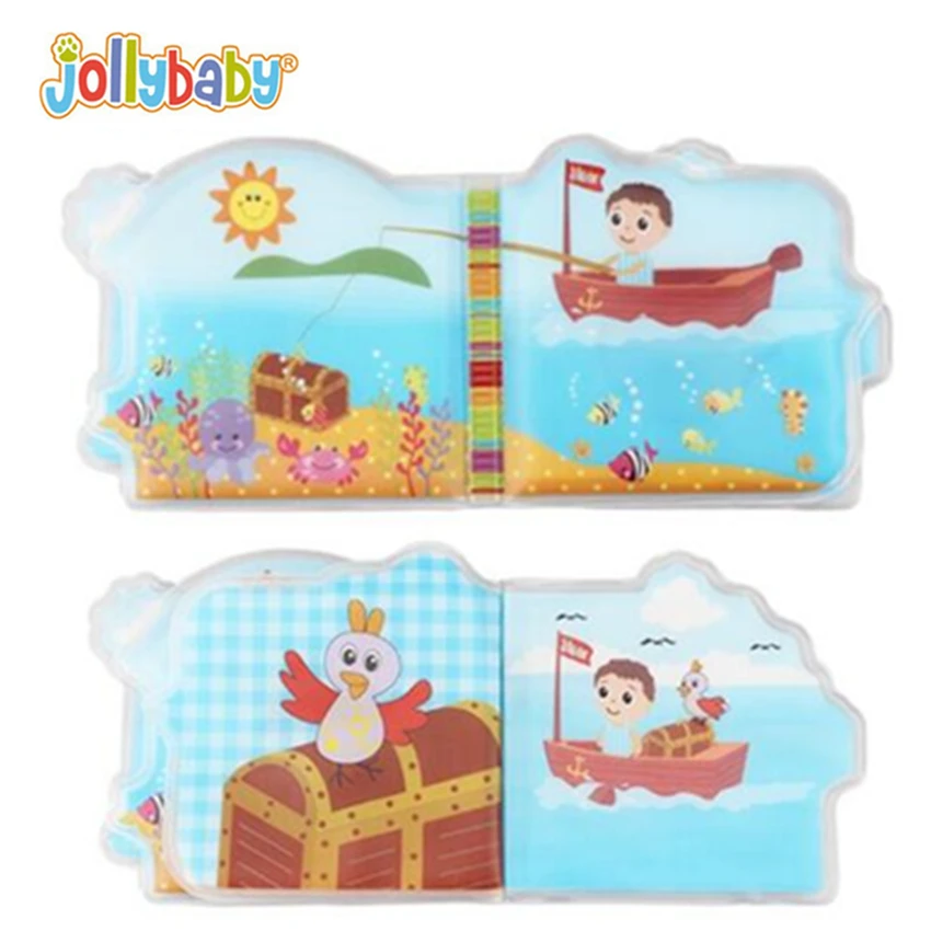 Бесплатная доставка Jollybaby сцена книга для ванны Детские образование в раннем