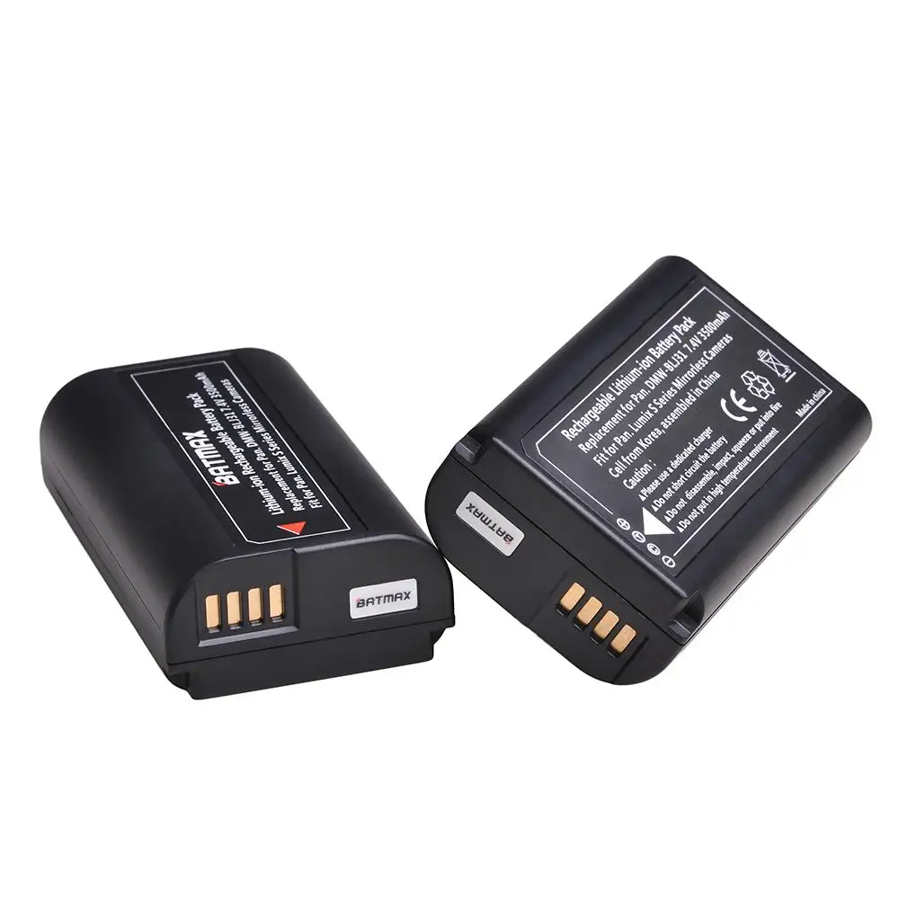 Batmax 1Pc 3500mAh DMW-BLJ31 DMW BLJ31 Rechargeable Li-ion Battery for Panasonic LUMIX S1 S1R S1H Mirrorless Cameras | Электроника