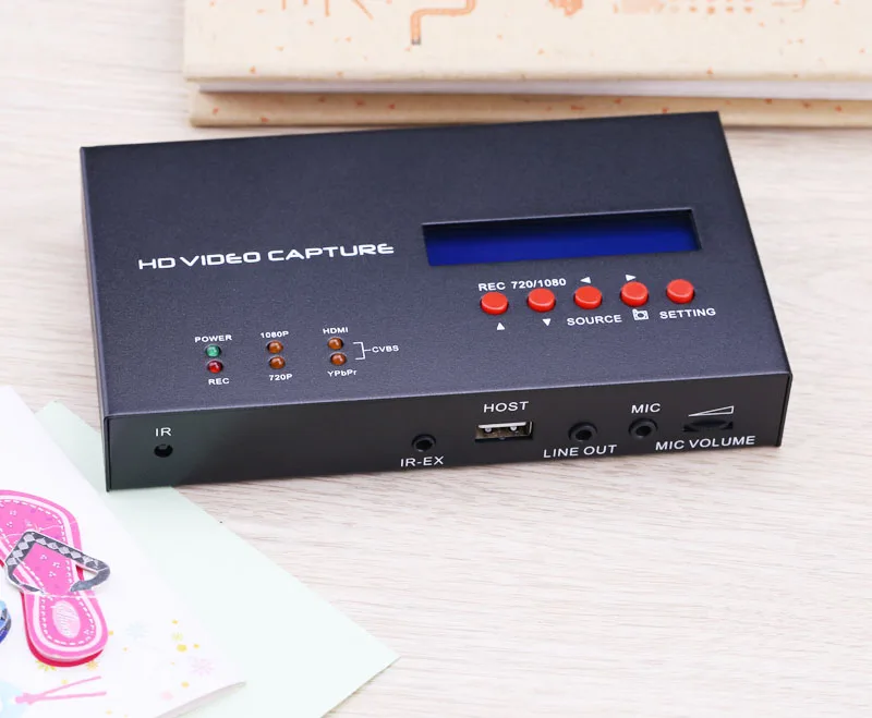 Ezcap 283S HD видео Захват коробка HDMI CVBS AV игра видео запись для PS3 PS4 xbox tv STB медицинский уход прямая трансляция